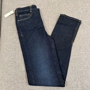 Anthropologie Pilcro Dark Indigo Straight Leg Jeans
